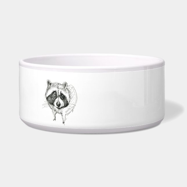 Racoon water bowl (Left)