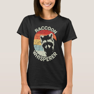Racoon Whisperer Vintage Racoon Feeder Raccoons T-Shirt