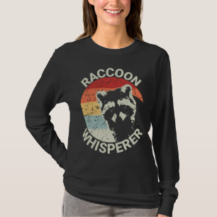 Racoon Whisperer Vintage Racoon Feeder Raccoons T-Shirt