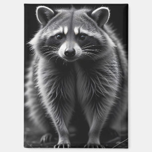 Racoon Wildlife Majestic Nature Life Art Poster Magnet