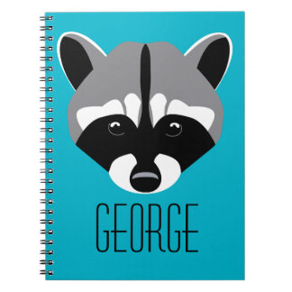 Racoon with Sad Eyes Notebook