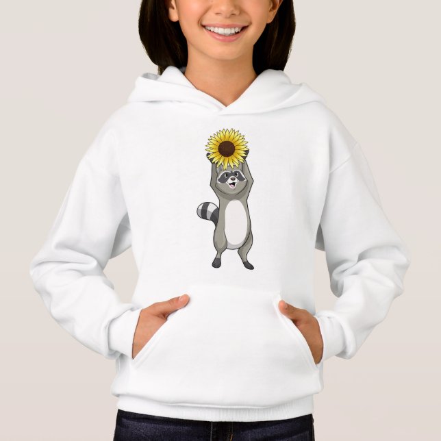 Racoon with Sunflower (Front)