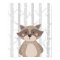 Racoon Woodland Animal Nursery Wall Art Print