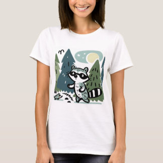 "Racoon's Forest Expedition" T-Shirt