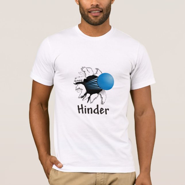 Racquetball Hinder shirt (Front)