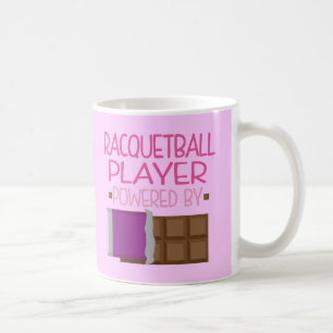 Racquetball Player Chocolate Gift for Her Coffee Mug