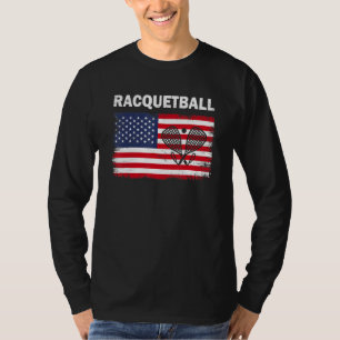 Racquetball Player Racquetball Crew Racquet Spor T-Shirt