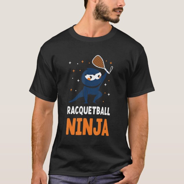 Racquetball Player   Racquetball Squad Paddleball T-Shirt (Front)