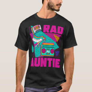 Rad Auntie 90s Aesthetic Nostalgia 1990's Retro Au T-Shirt