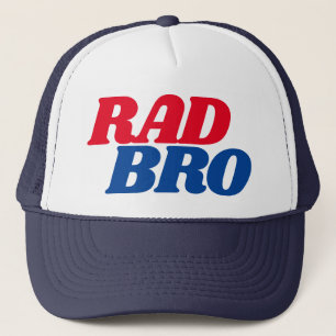 Rad Bro Quote for Brother Simple Baseball Trucker Hat