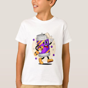 Rad Bull Skater – Vibrant T-Shirt Design for Kids!