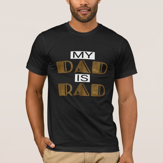   Rad Dad: Coolness Level - Dad T-Shirt (Front)