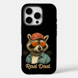 Rad Dad Funny Happy Father's Day Vintage iPhone 16 Pro Case