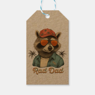 Rad Dad Funny Happy Father's Day Vintage Gift Tags