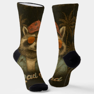 Rad Dad Funny Happy Father's Day Vintage Socks