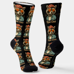 Rad Dad Funny Happy Father's Day Vintage Socks