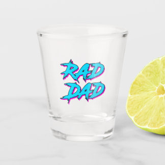 Rad Dad Retro 80's Shot Glass