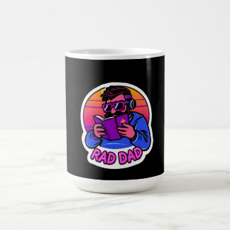 Rad Dad – Retro Cool Father’s Day Coffee Mug