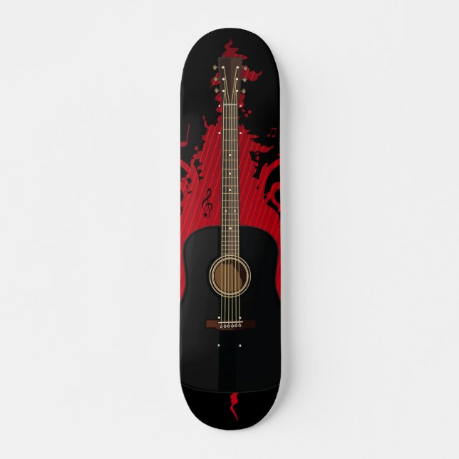 Rad Guitar Skateboard (Front)