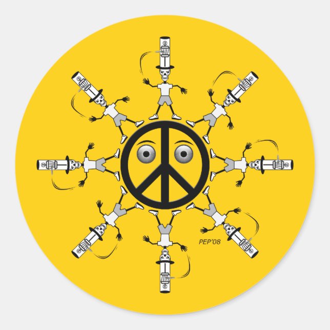 Rad Hatter #1 Classic Round Sticker (Front)