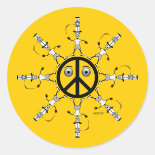 Rad Hatter #1 Classic Round Sticker