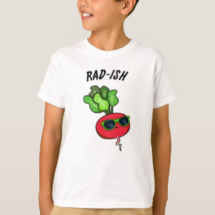 Rad-ish Funny Vegetable Radish Pun  T-Shirt