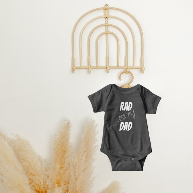 Rad Like My Dad Unisex Baby Bodysuit (Creator Uploaded)