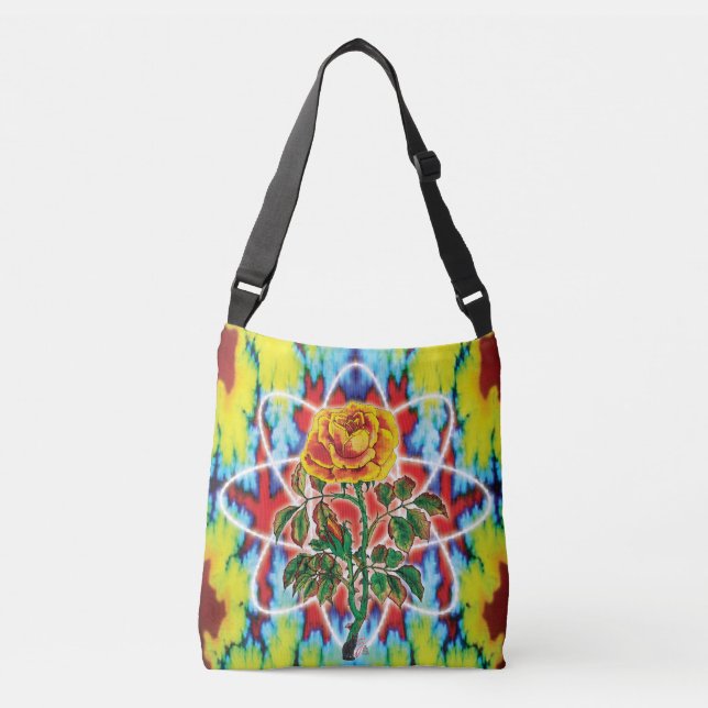 Rad Rad Rose  Crossbody Bag (Front)