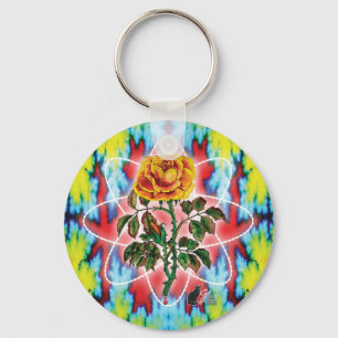 Rad Rad Rose  Key Ring