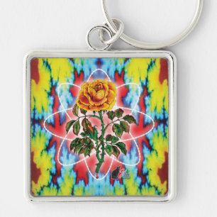 Rad Rad Rose  Key Ring
