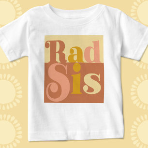 Rad Sis Big Sister Retro Infant T-Shirt