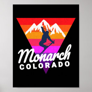 Rad Ski Jumper Monarch Ski Jump Disco Nights Monar Poster