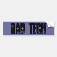 Rad Tech customisable bumper sticker
