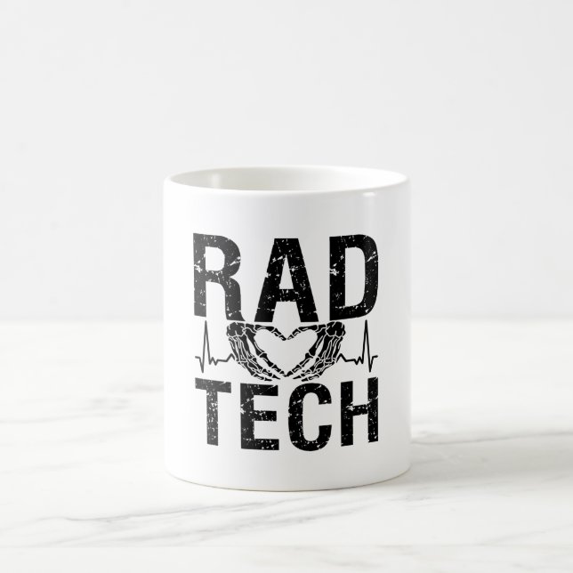 Rad Tech Medicine Technologist Xray Radiology Tech Coffee Mug (Center)