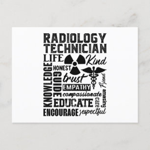 Rad Tech Technologist Xray Radiology Technician Postcard