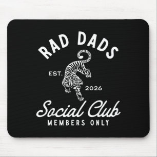 Rad Vintage Dad Est 2026 Fathers Day Dad Life Mouse Pad