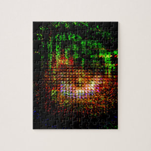 radar kaleidoscope pattern jigsaw puzzle