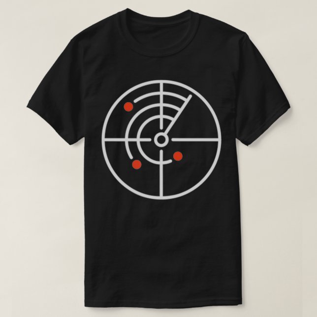 Radar Minimal Design  T-Shirt (Design Front)