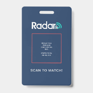 RadarQR Badge ID Badge