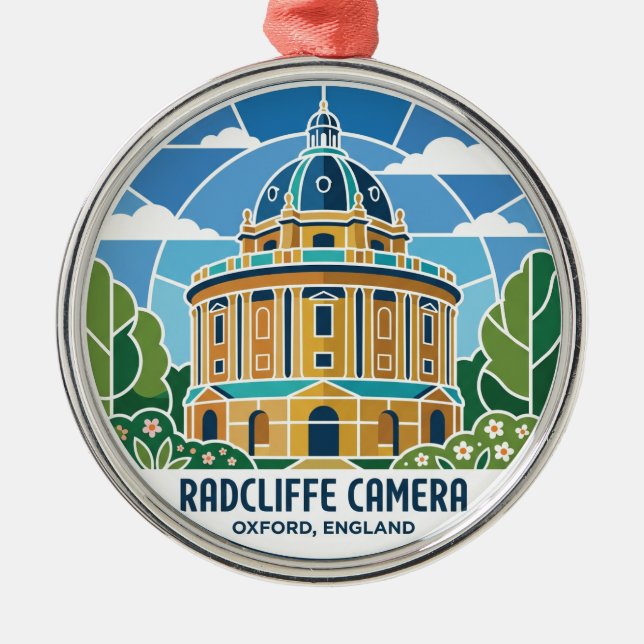 Radcliffe Camera England Metal Ornament (Front)