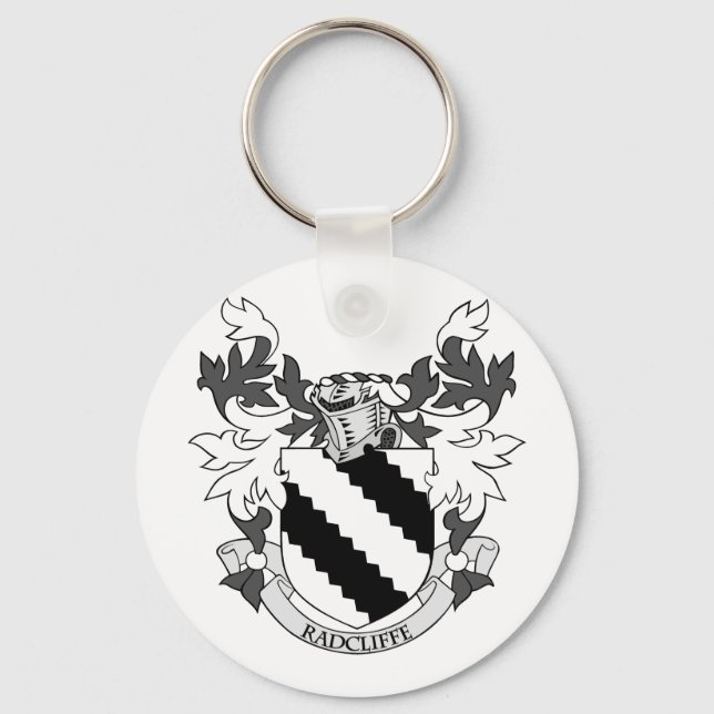 RADCLIFFE Coat of Arms Key Ring (Front)