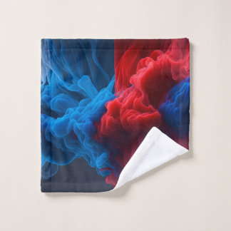 Rade & Tha Smoke Modern Abstract  Wash Cloth