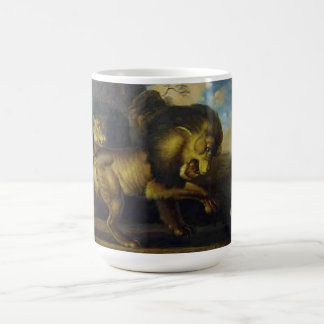 Raden Saleh® Coffee Mug 'Lions and Snake'