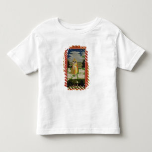 Radha and Krishna embrace in an idealised landscap Toddler T-Shirt