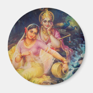 Radha and Krishna magnet