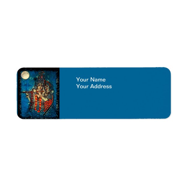 Radha Krishna2 Return Address Label (Front)