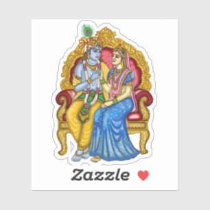 Radha Krishna Button