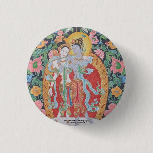 Radha-Krishna Button