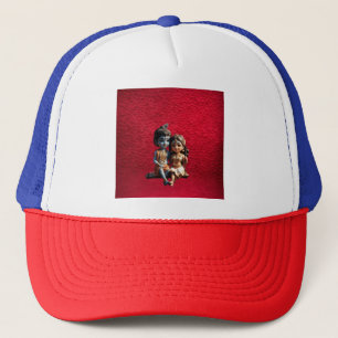 Radha Krishna cap