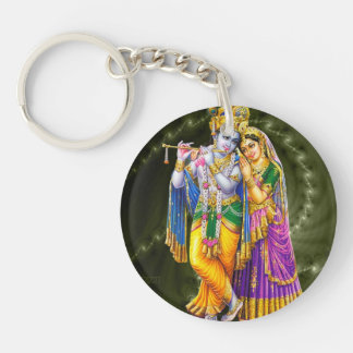 Radha Krishna keychain